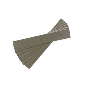 Blad till grill- och fettskrapa med trähandtag 25st/fpp Rostfritt stål