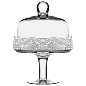 Glasfat med glashuv 135mm