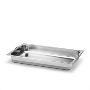 Kantin GN 1/1-65 med handtag Rostfritt stål 18/10 Patina.