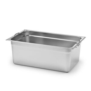 Kantin GN 1/1-200 med handtag Rostfritt stål 18/10 Patina.