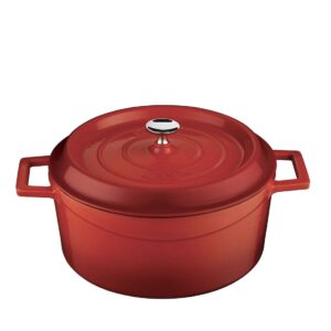 Gjutjärnsgryta 4,5L Röd, Lava