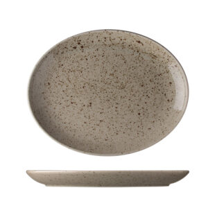 Flat tallrik oval 28cm Lifestyle Natural Benedikt