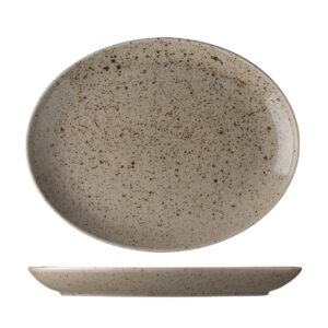 Flat tallrik oval 32cm Lifestyle Natural Benedikt