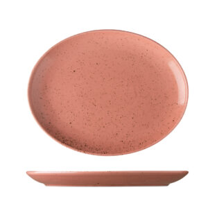 Flat tallrik oval 28cm Lifestyle Terracotta Benedikt