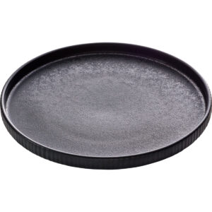 Flat tallrik 270mm svart Nara Relief Playground