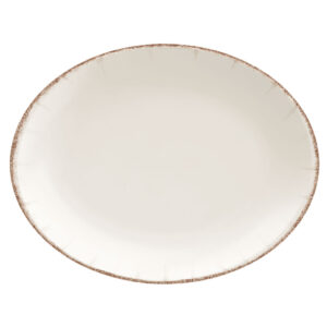 Flat tallrik oval 320mm Retro Bonna