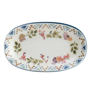 Tallrik oval 190x110mm Spring Bonna