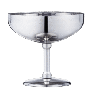 Glasscoupe 100mm Rostfritt stål Pintinox.