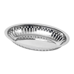 Brödkorg 28x20cm Rostfritt stål Exxent.