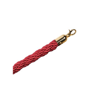 Flätat rep 150cm rött/guld, Realisera