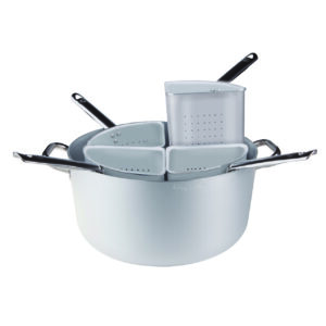 Pastakittel 18L /36cm inkl 4 pastakorgar Aluminium Agnelli
