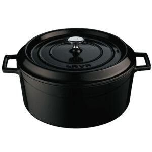 Gjutjärnsgryta 6,7L Svart, Lava