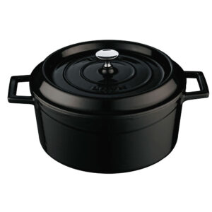 Gjutjärnsgryta 4,5L Svart, Lava