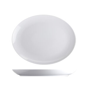 Flat tallrik oval 280x220mm Basic Benedikt