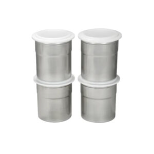 Bägare rostfri till Pacojet 4, inklusive lock 4-pack