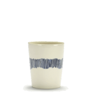 Tekopp 33cl White Stripes Blue Feast Serax