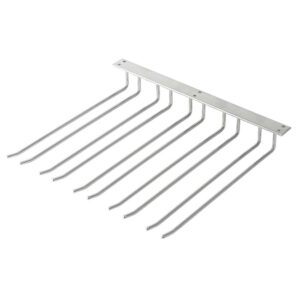 Glashängare tak krom 50cm Lido