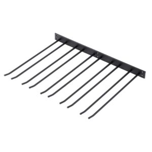 Glashängare vägg svart 50cm Lido