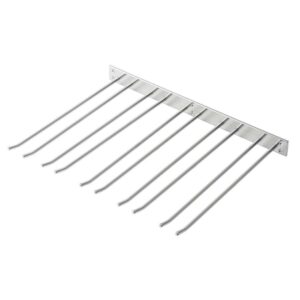 Glashängare vägg silverfärg 50cm Lido