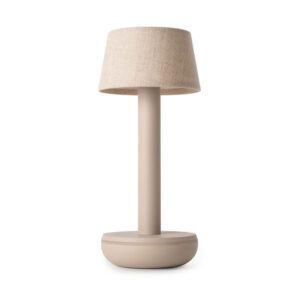 Bordslampa Two Beige/Linne