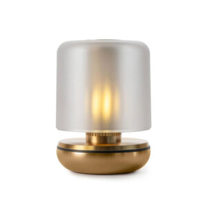 Bordslampa Firefly guld/frostad