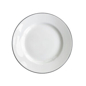 Flat tallrik 240mm Natur Snövit Gustavsberg