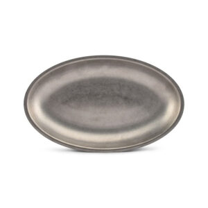 Fat ovalt 30x18,5cm vintage silver Bon Bistro