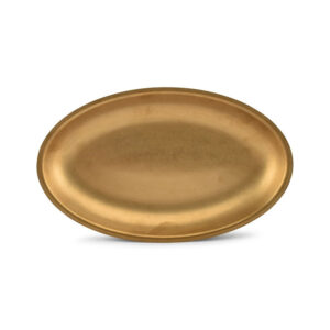Fat ovalt 30x18,5cm vintage guld Bon Bistro