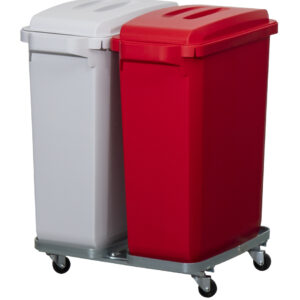 Hjulställning till 2st tunnor 60L.