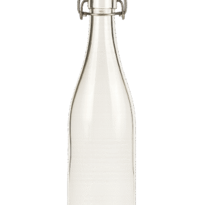 Glasflaska m. bygelkork 750ml