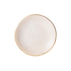Tallrik fl.190mm Edge Ivory Gold