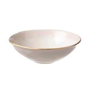 Skål 250mm Edge Ivory Gold