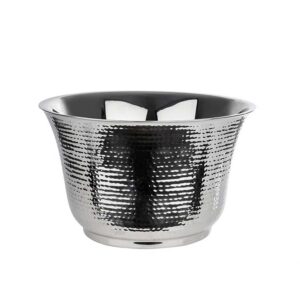 Champagneskål d.330mm hamrad silver