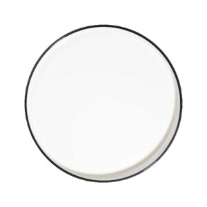 Flat tallrik 25,5cm Modest Black
