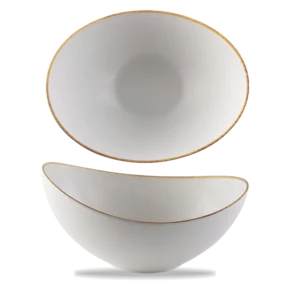 Skål 355cm/450cl Melamin Barley White