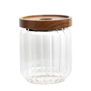 Glasburk m. trälock 500ml