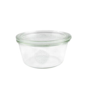 Glasburk Weck låg 290ml utan lock (100 mm)