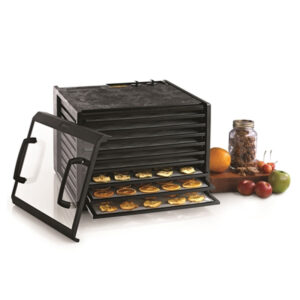 Torkskåp m.9 plåtar transparent dörr med timer Excalibur 4926T