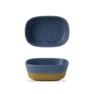 Skål rekt.120x90x50mm Oslo Blue