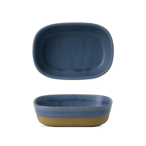 Skål rekt.170x120x50mm Oslo Blue