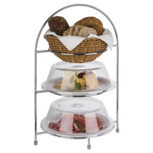 Tallriksställ krom H:43cm